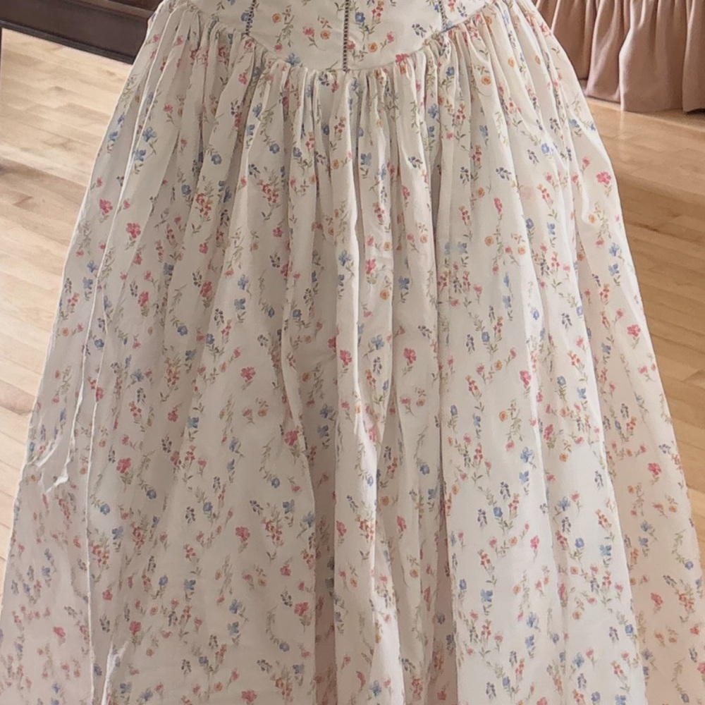 Floral Cream Skirt